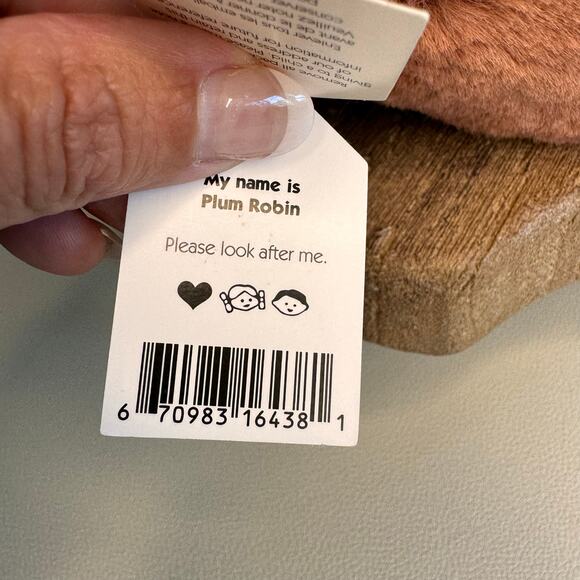 Jellycat Plum Robin FAST SHIP NEW Jellycat Bird - Picture 10 of 10